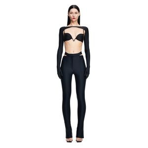 MUGLER x H&M Cut-Out Pants- Brand new with tags- Size 8